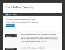 Tablet Screenshot of powelltechconsulting.com